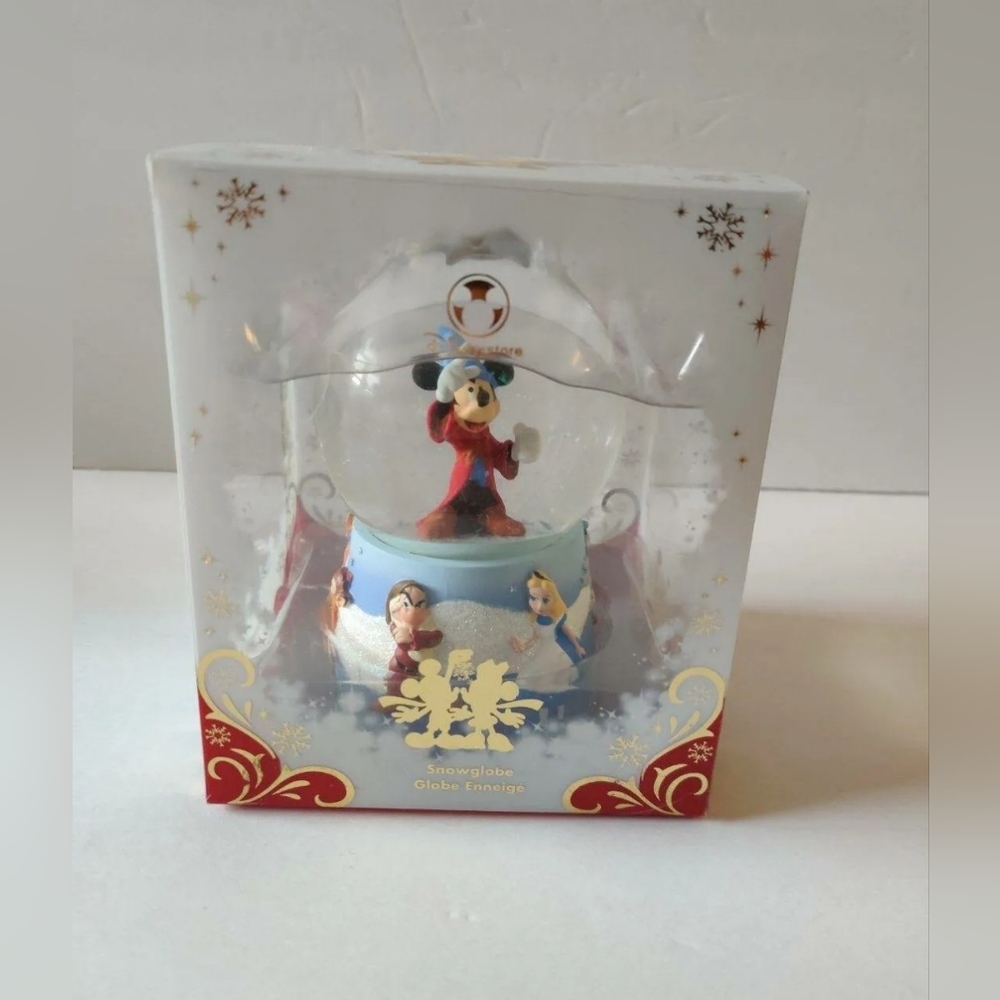 Brand New Mickey Mouse Sorcerer Snow Globe Disney Store